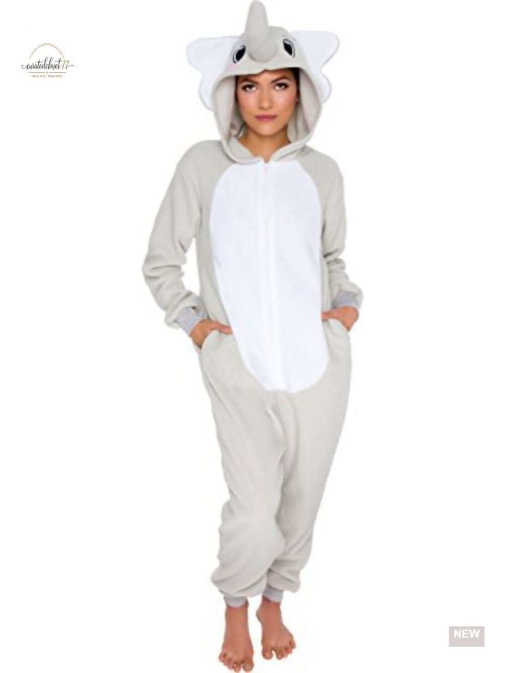 Slim Fit Plush Onesie Animal Costume One-Piece Pajamas Cosplay Suit